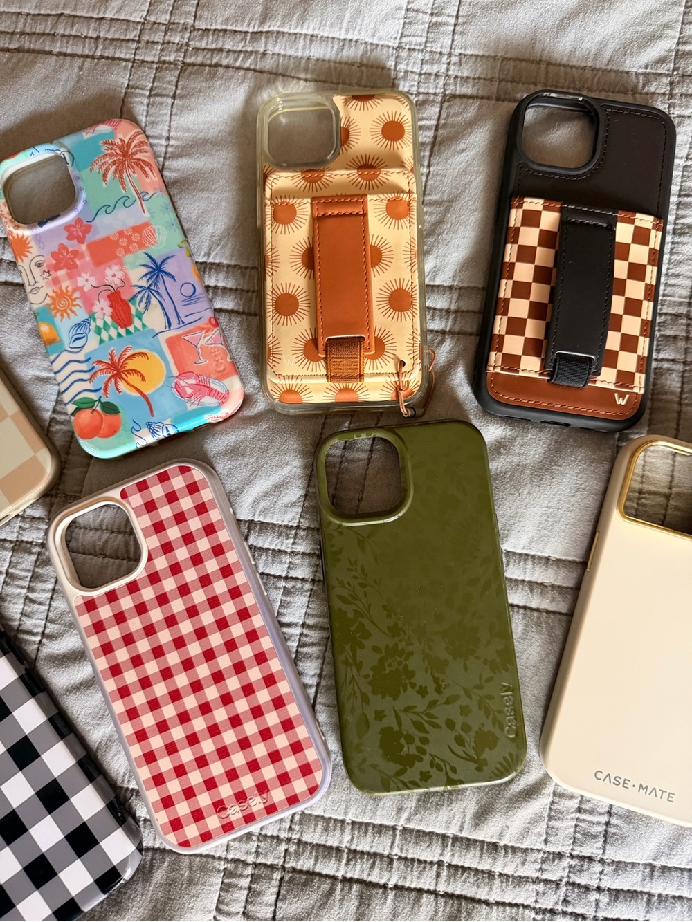 Assorted Patterned Phone Case Set - Mixed Colors - Picture 3 of 5